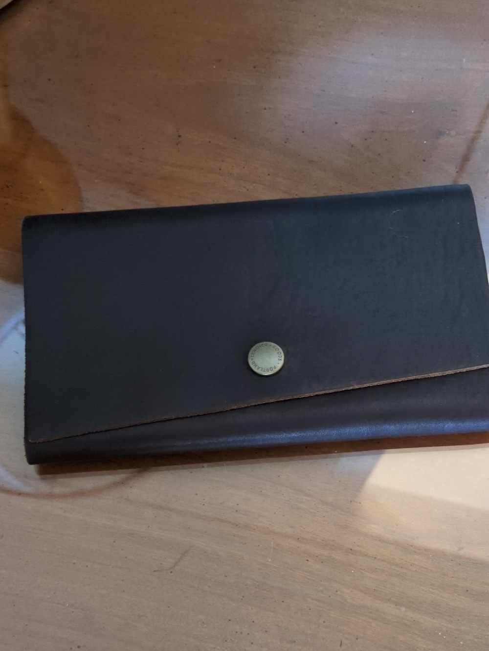 Portland Leather Rancher Wallet In Color 'Grizzly'